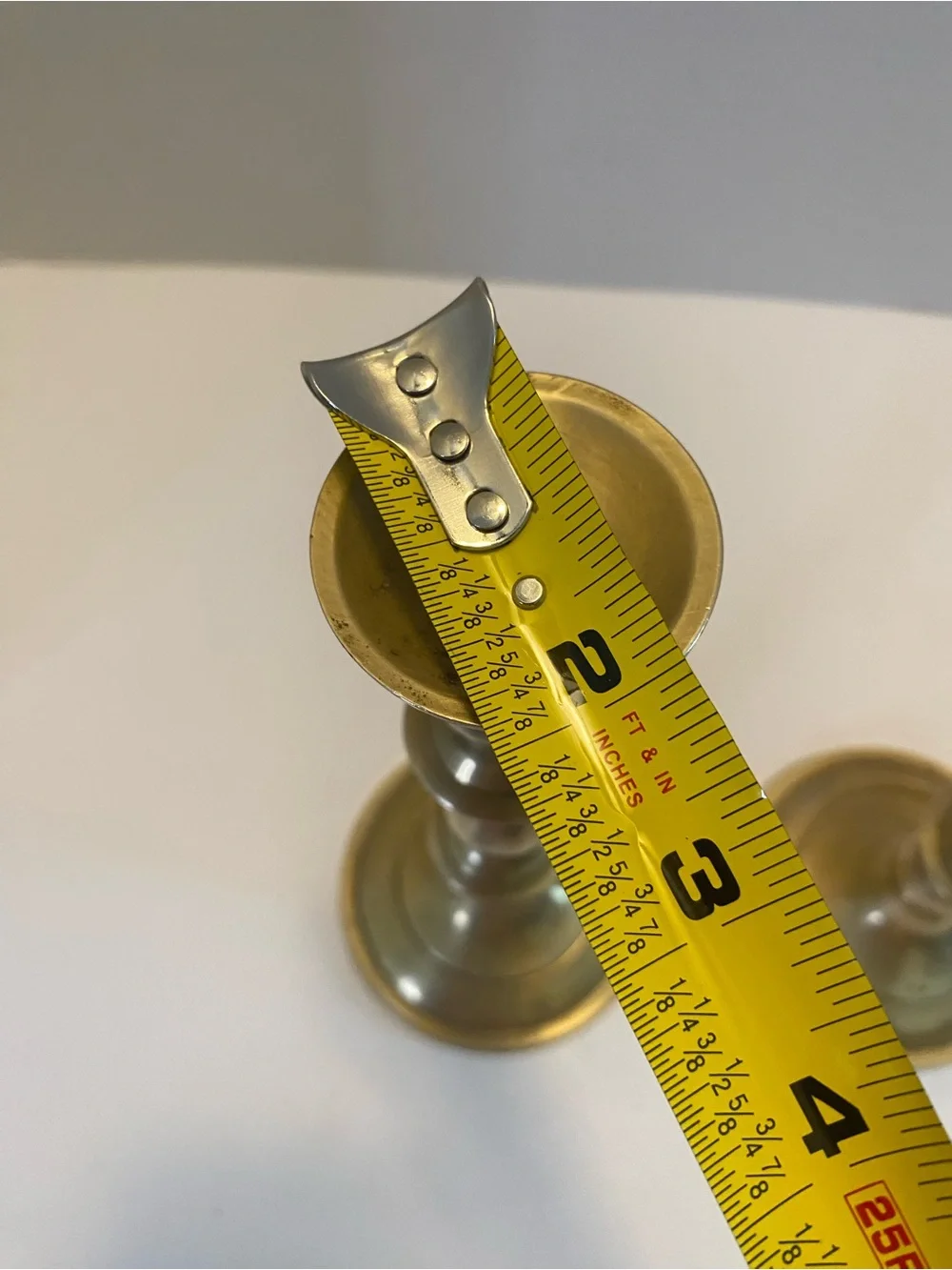 Unbranded brass candle